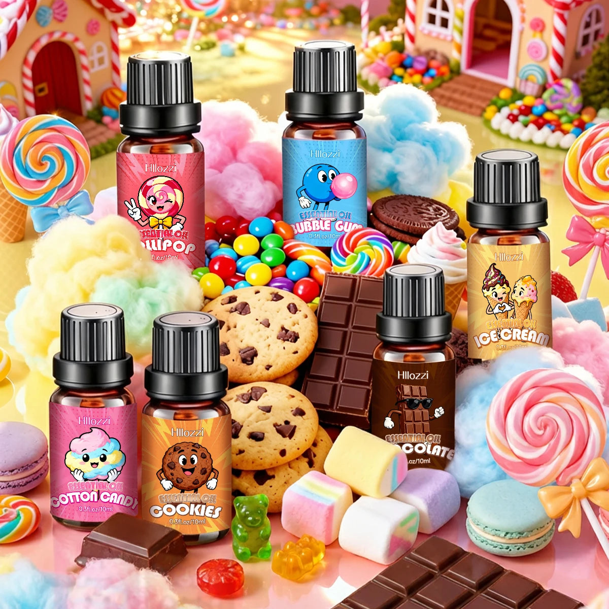 Food essential oil set, with a variety of scents, suitable for all occasions and also makes a great gift.
