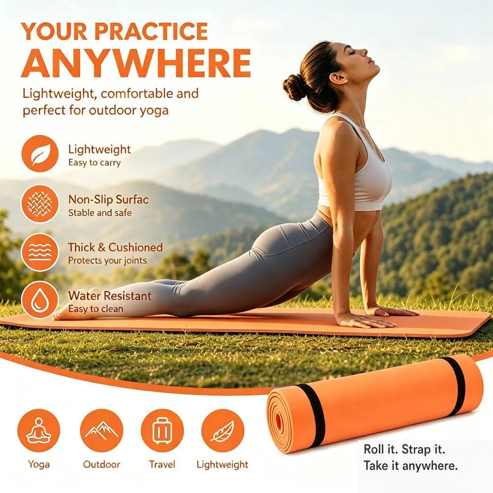 Nonslip Exercise Fitness Pilates Mat Exercise Body Building Blanket Sports Fitness Mat Gymnastics Mat Fitness Equipment