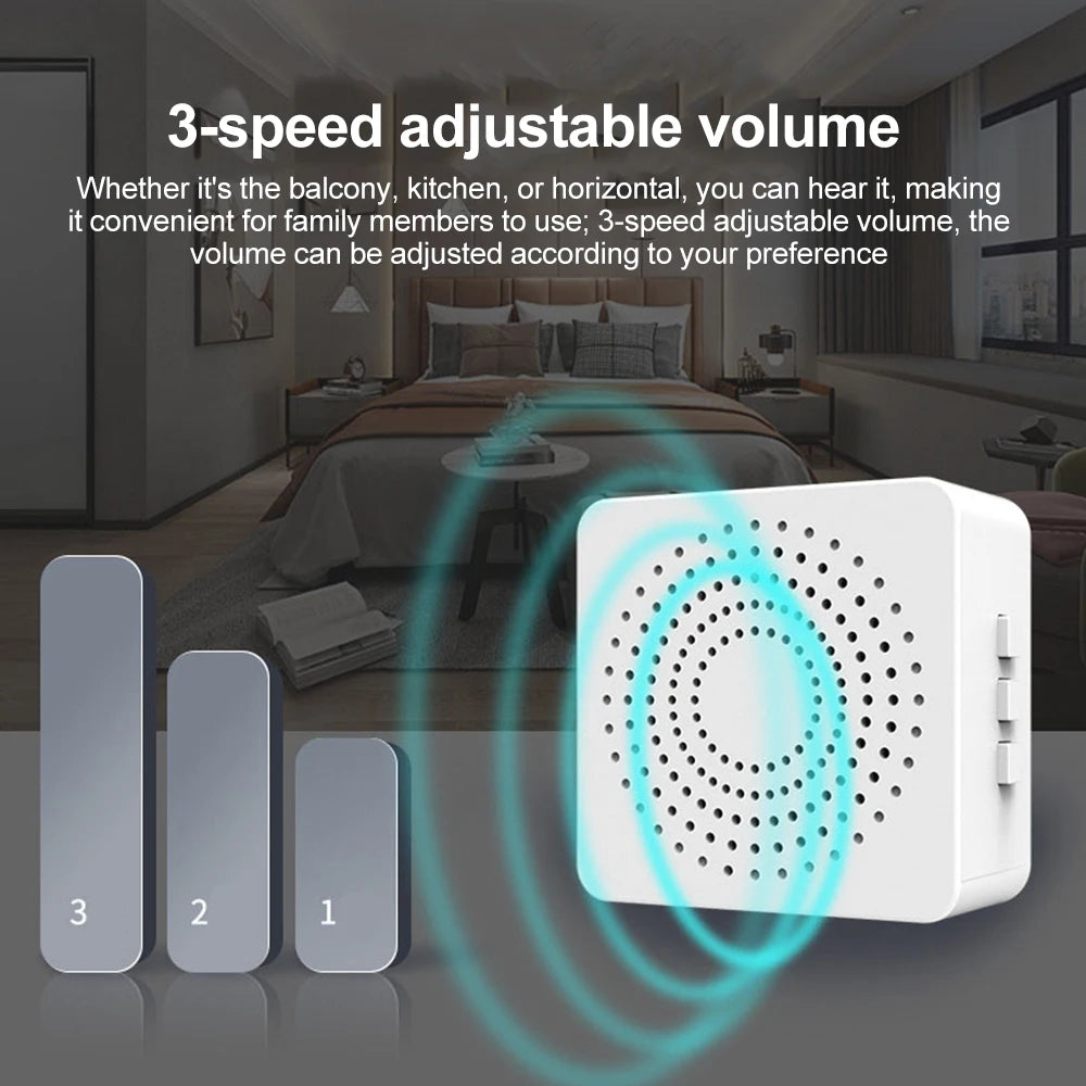 USB Wireless Doorbell Smart Welcome Door Bell Three-speed volume 38