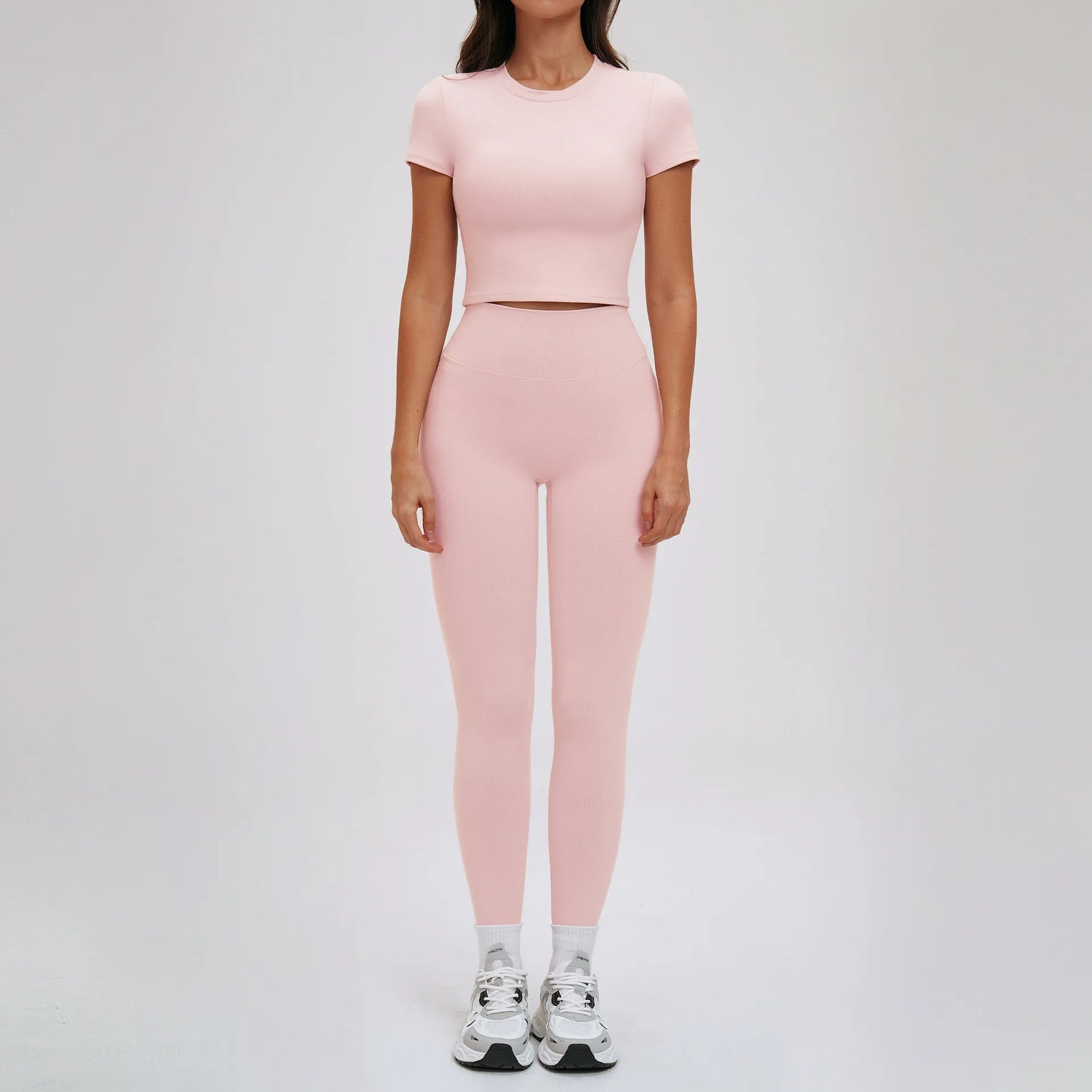 Yoga Set for Women 2026 Beauty Back Tight-Fitting Versatile Yoga Outfit Outdoor Running Sports Set