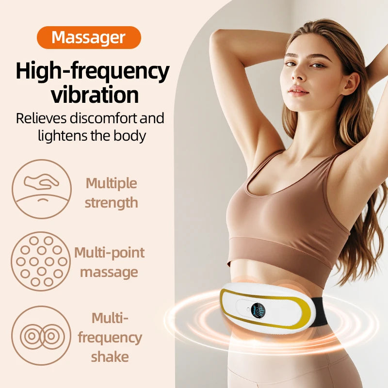 Functional massager, ergonomically designed, home exercise equipment, suitable for abdominal and leg areas, full-body massage.
