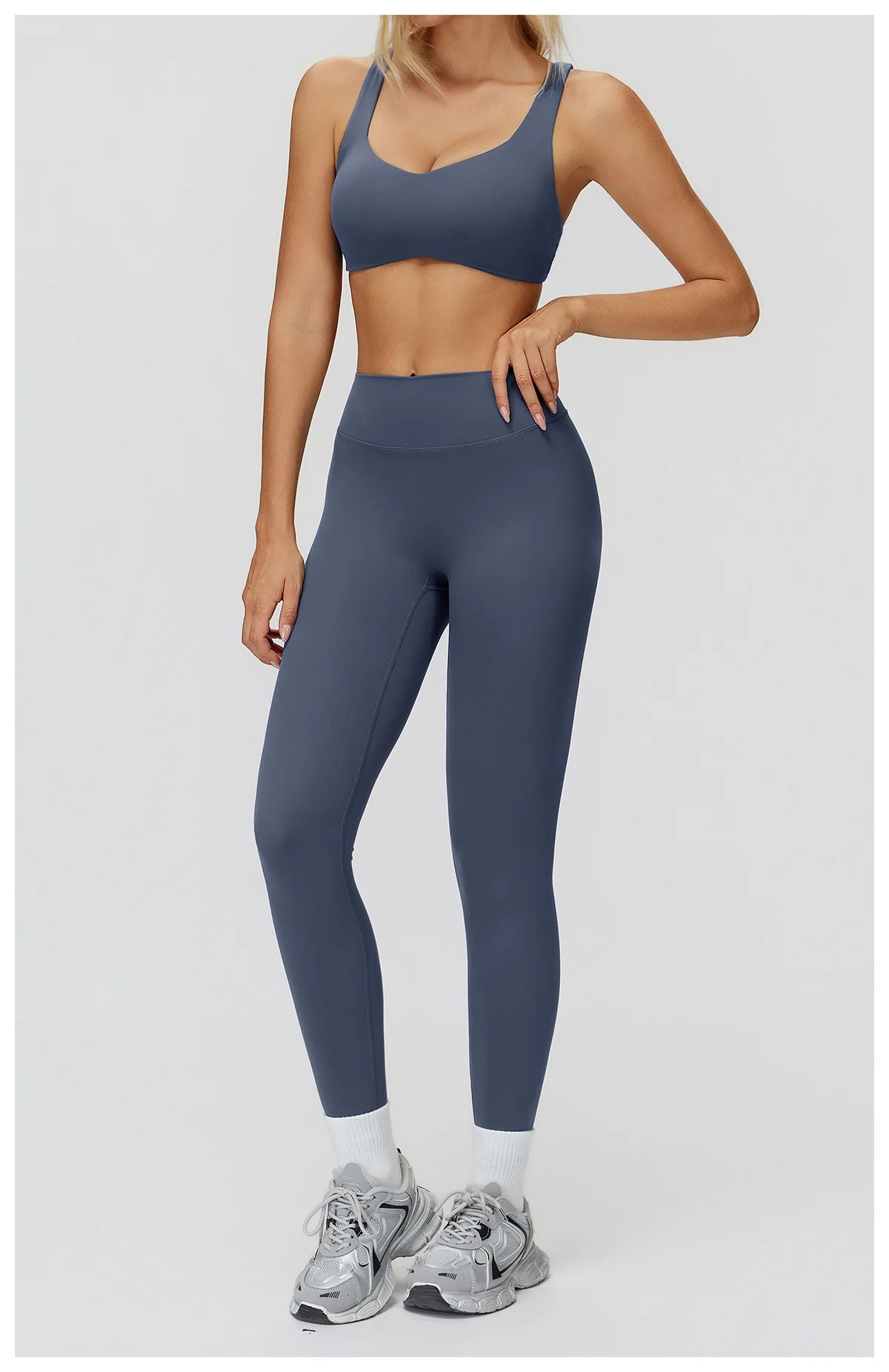 Yoga set 2 pieces women's sportswear gym clothes exercise running fitness set