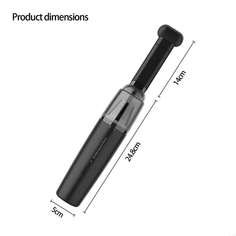 Lightweight Cordless Handheld Vacuum Cleaner Powerful Suction for Car Home Office Cleaning Includes Multiple Attachments D7YA