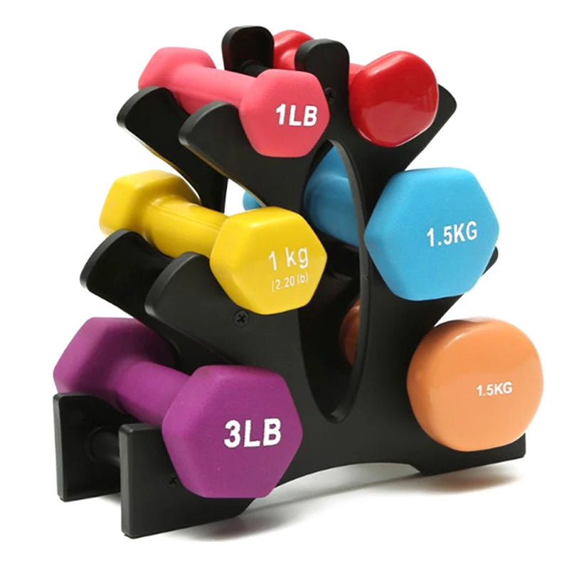 1Pcs 3-Tier Dumbbell Storage Rack Stand Multi-layer Hand-Held Dumbbell