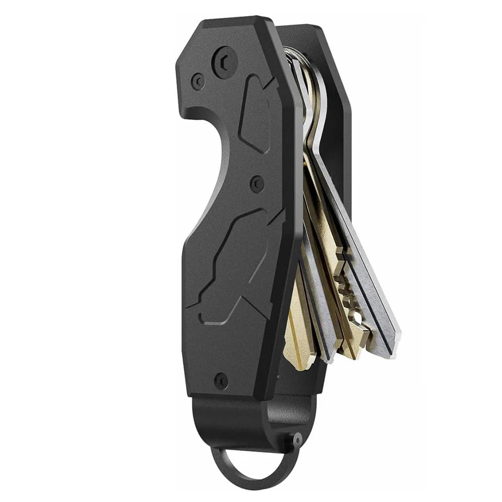 Compact Key Organizer Keychain – Holds 1-6 Keys, Minimalist Key Holder for Men and Women
