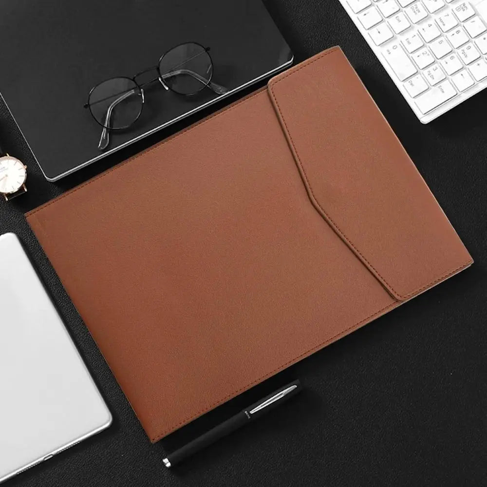 Storage Bag Simple A4 File Folder Large Capacity Waterproof Document Bag Portable Vertical Paper Organizer Contract Storage
