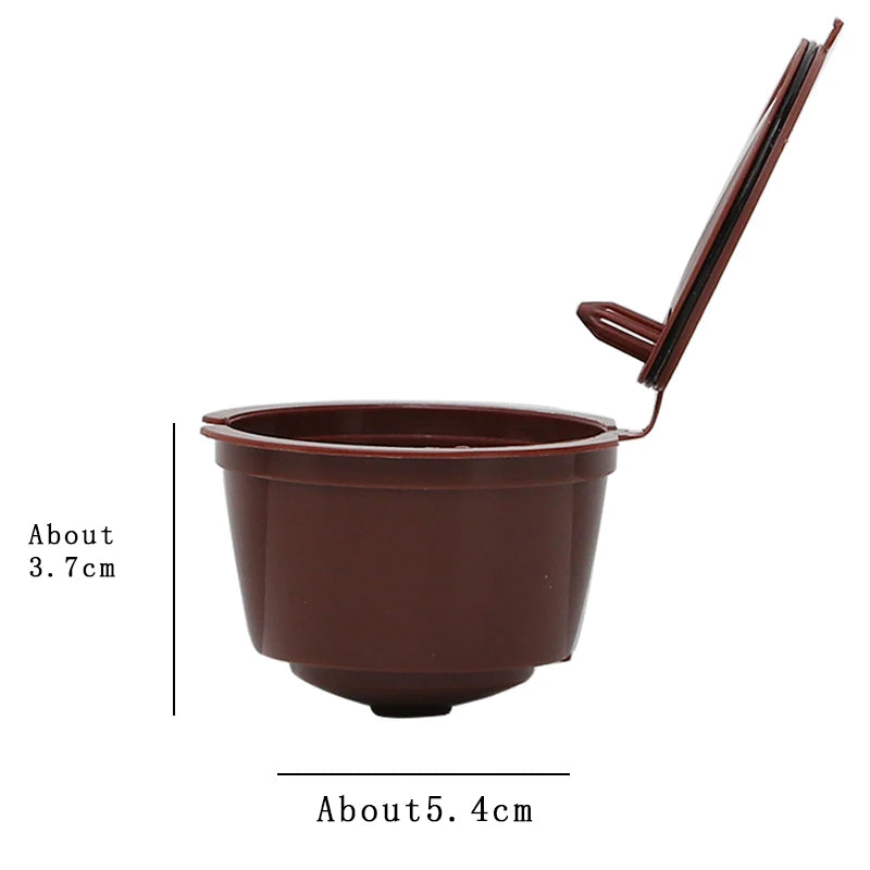 Reusable Coffee Capsule  Pods Filter Cup for Nescafe Dolce Gusto Refillable Cap For Coffee Powder Bean Cup