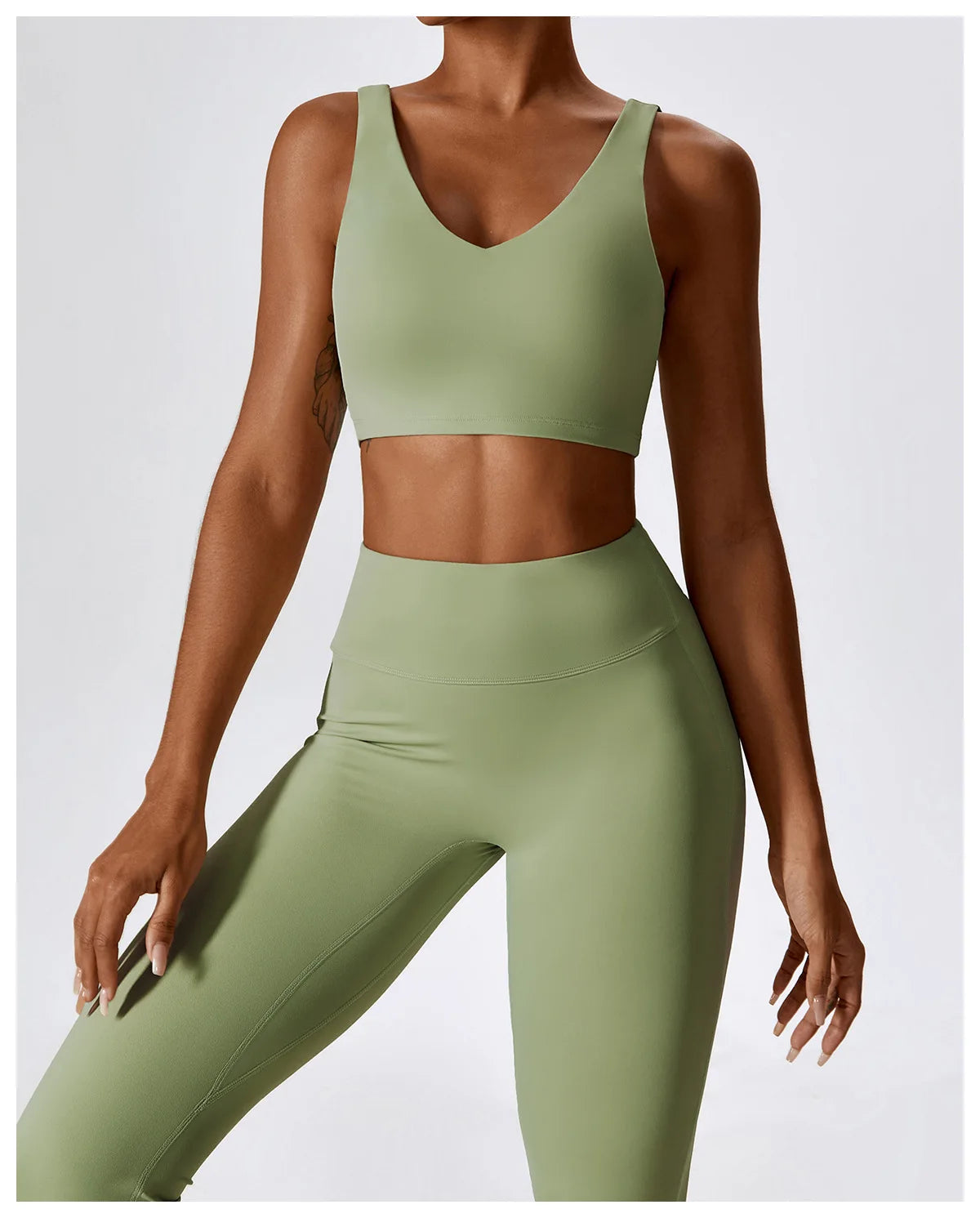 Yoga Set 2PCS Seamless Women Sportswear Workout Clothes Athletic Wear Gym