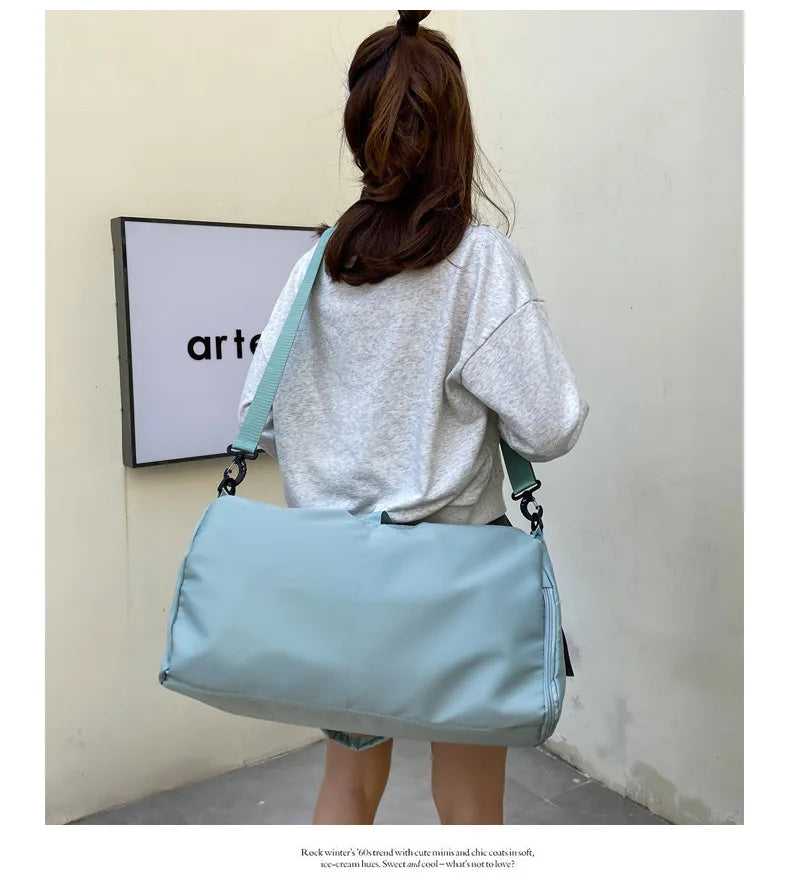 Yoga Mat Bag, Women's Sports and Fitness Bag, Handbag, Luggage Bag, Wear-Resistant, Large Capacity Storage Travel Bag