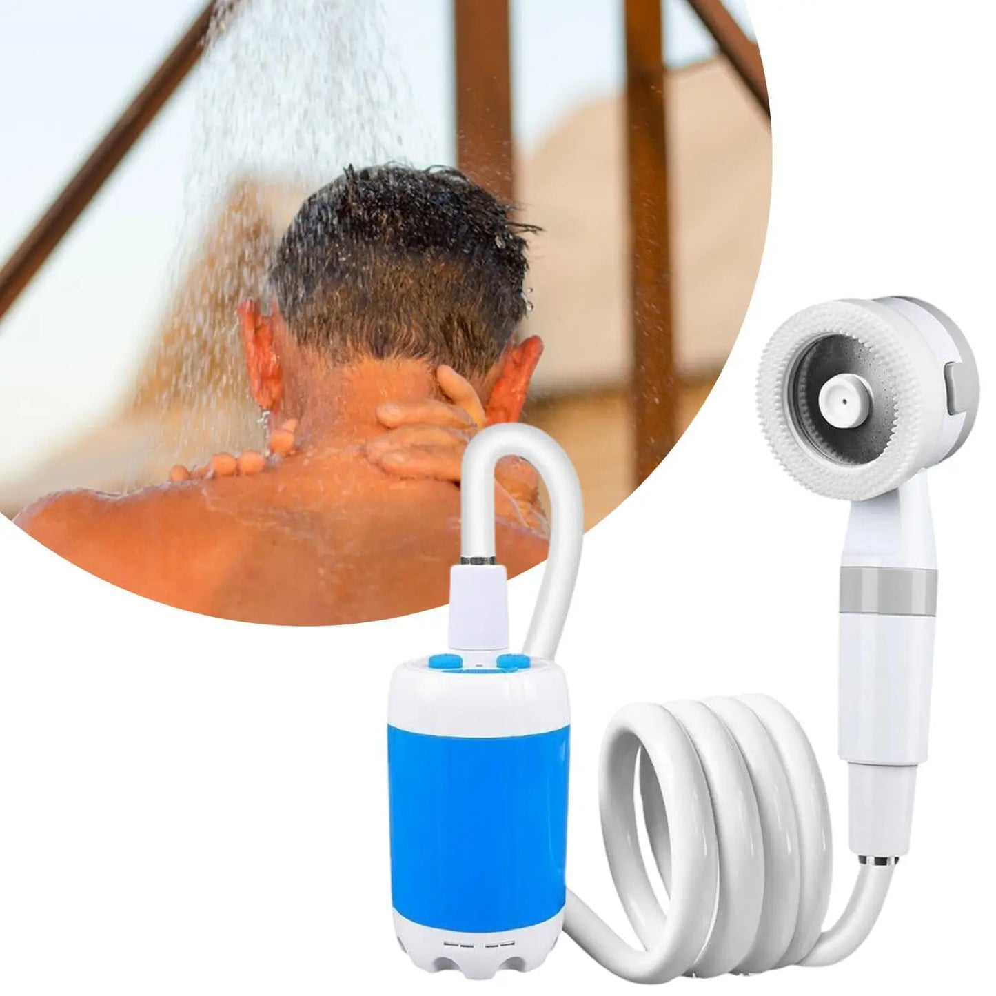 Portable Shower Electric Shower Versatile with Storage Bag Convenient Camping
