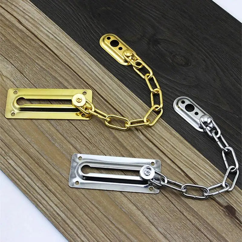 Stainless Steel Door Safety Guard Chain Security Bolt Locks Cabinet Latch DIY Home Tools