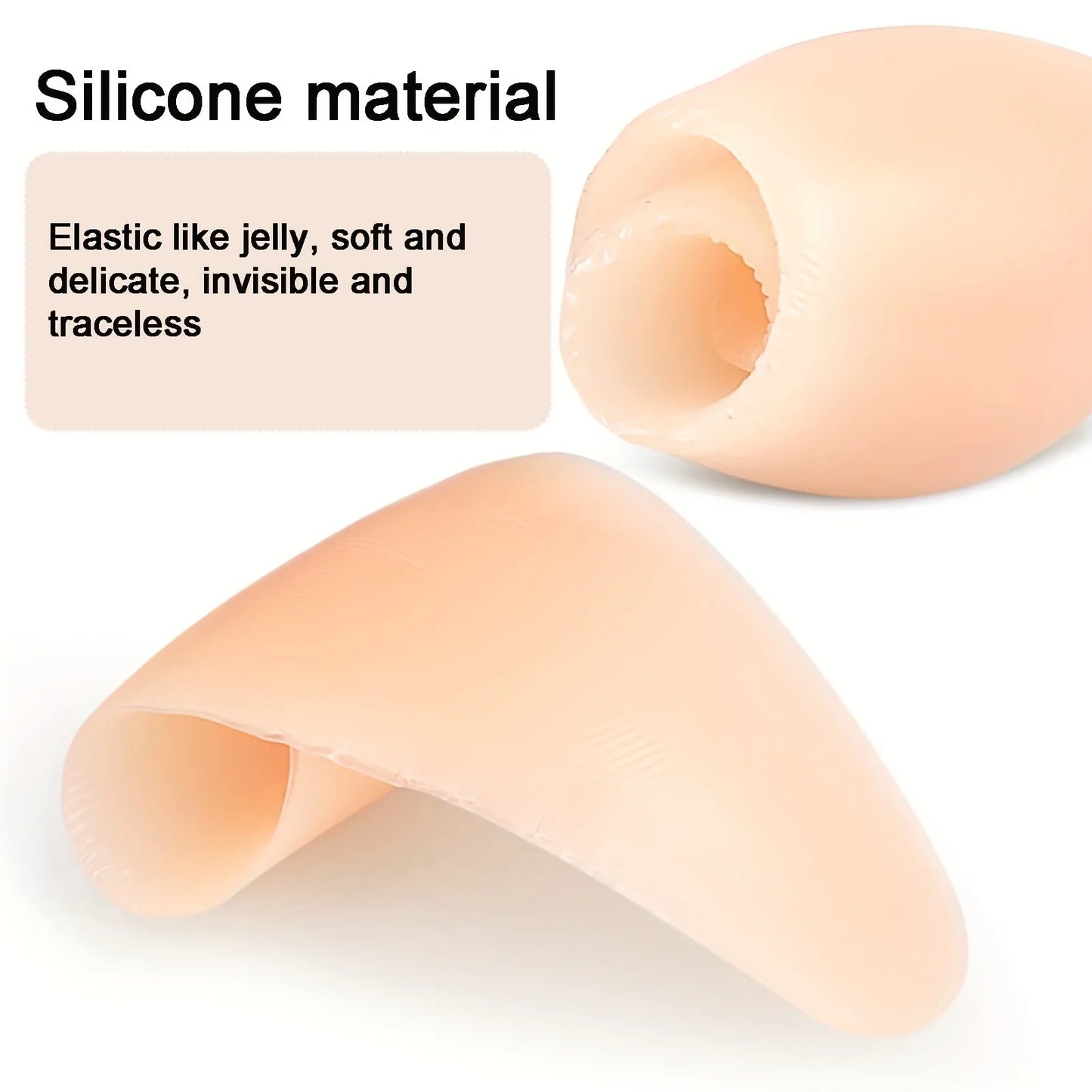 1 Pair of Adult Silicone Knee Pads for Basketball Skating and Skiing Sports Hip protection Snowboard Knee Pad Strong Adhesive