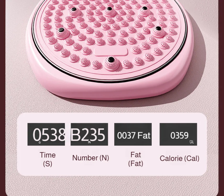 Multifunctional Exercise Waist Twisting Foot Massage Waist Torsion Disc Fitness Equipment slimming Digital Display Twisting Disc