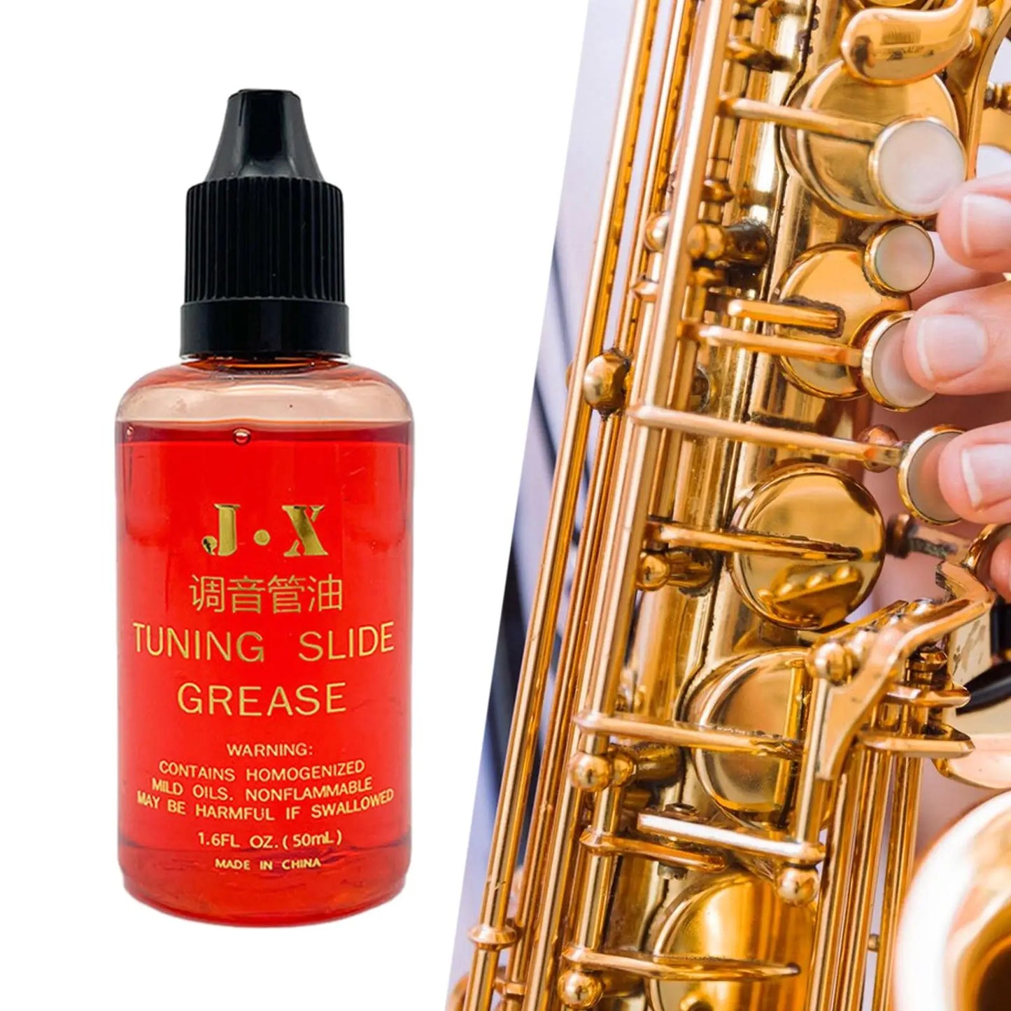 Trombone Lubricant Instrument Accessories Multifuction 50ml Trombone Slide Oil for Tubas French Trombones Euphoniums Accessories