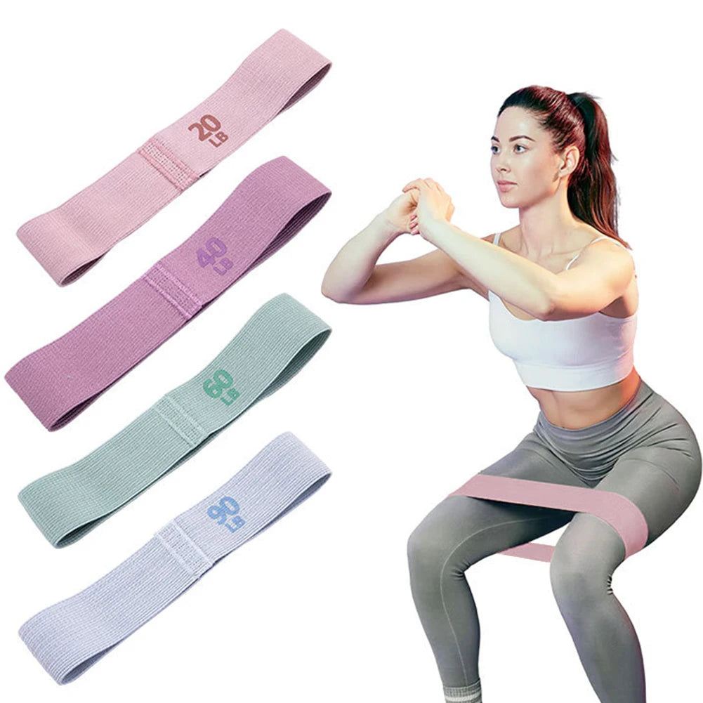 15-90LB Fabric Elastic Bands Fitness Resistance Bands Yoga Pilates Hip Circle Expander Bands Training Loops Workout Equipment