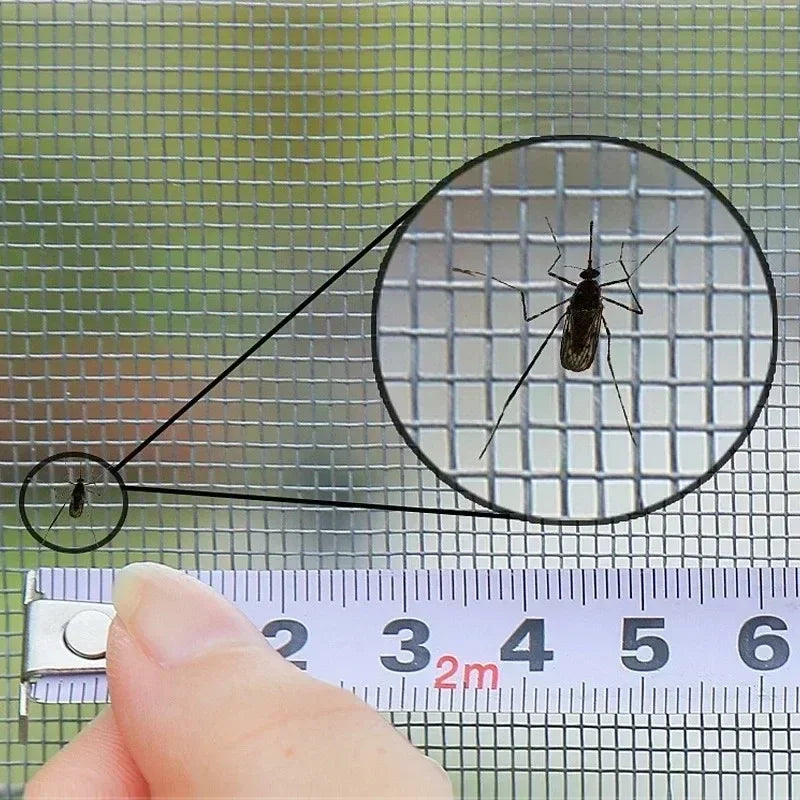 Customizable Size Mosquito Net Reusable Lightweight & Breathable Insect-Proof SelfAdhesive Reusable Window Screen Bug Protection