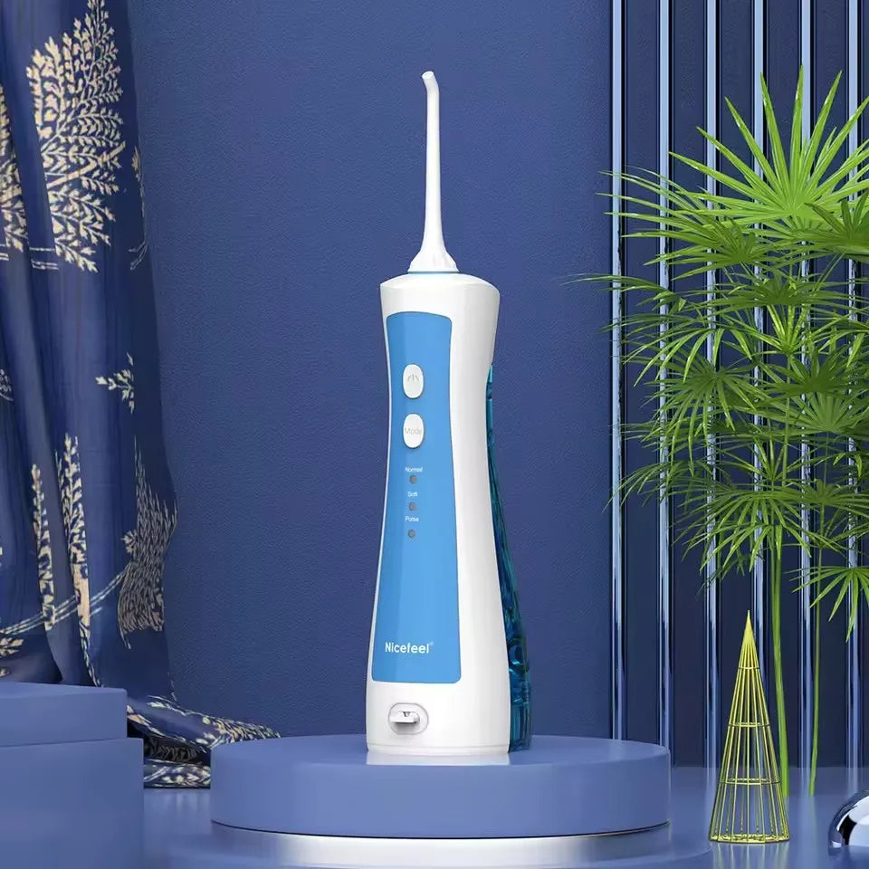 Cordless Teeth cleaning Water Dental Flosser Travel Oral Irrigator USB Rechargeable IPX7 Mouth Washing Machine Tooth Cleaner