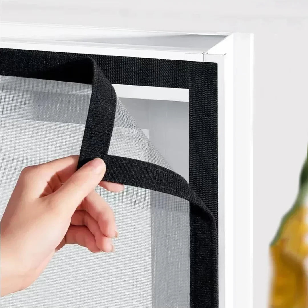 Customizable Size Mosquito Net Reusable Lightweight & Breathable Insect-Proof SelfAdhesive Reusable Window Screen Bug Protection