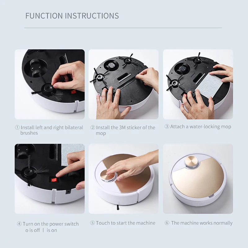 New ES06 Robot Vacuum Cleaner APP Wireless Cleaning Machine Smart Remote Control  Sweeping Floor