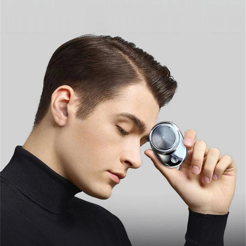 Portable Quick Shaver For Men Compact Travel Shaver Precise Cutting Shaver Compact Beard Trimmer