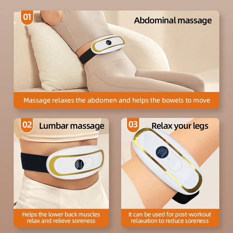 Functional massager, ergonomically designed, home exercise equipment, suitable for abdominal and leg areas, full-body massage.