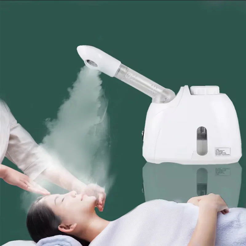 Ozone Facial Steamer Warm Mist Humidifier for Face Deep Cleaning  Home Spa Skin Care Whitening