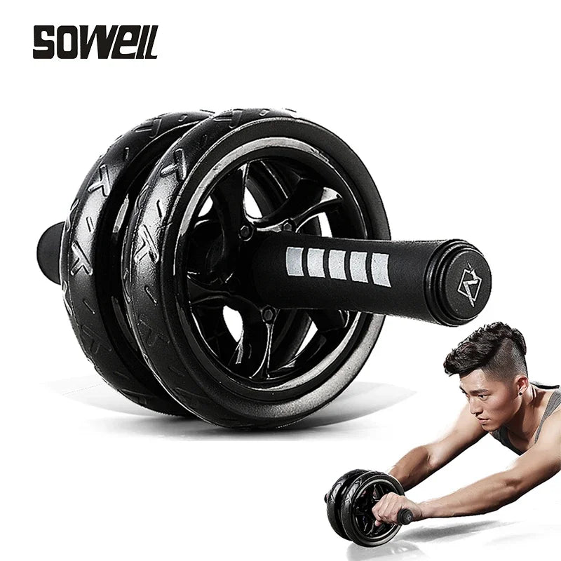 Fitness Large Equipment Ab Roller Muscle Exercise Double Abdominal Wheel Power Gym Hip Trainer for Home Gym Workout Acceossories