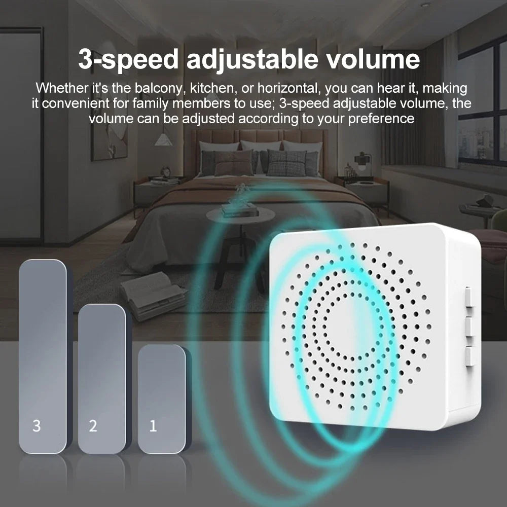 USB Wireless Doorbell Smart Welcome Door Bell Three-speed volume 38