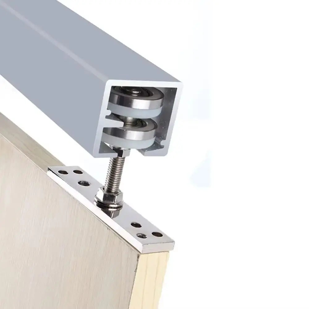 Heavy Duty Folding Door Pulley Silent Operation Durable Construction Hanging Wheel Universal Design High Load-Bearing
