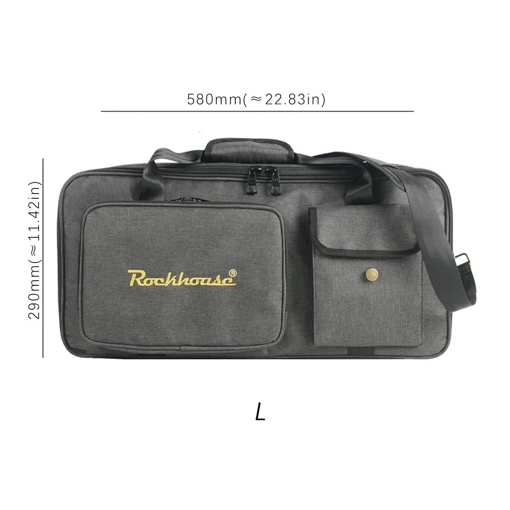 For Guitar Players Compact Pedal Bag Guitar Pedalboard Bag Music Transport Compact Musician Storage Solution Storage Bag