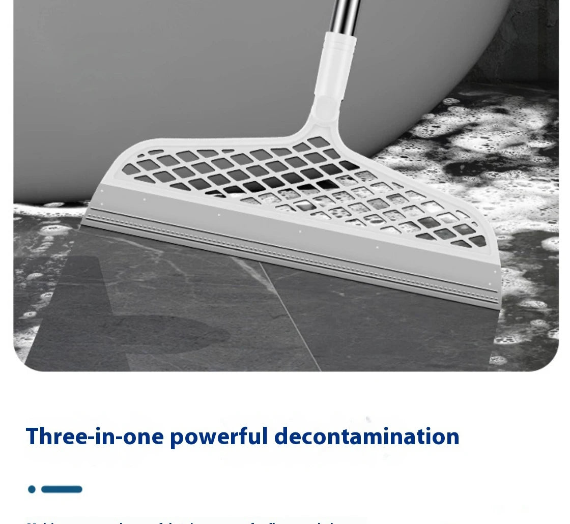 Silicone Scraper Broom Magic Wiper High Place Glass Wiper Floor Mop Household Splicing Cleaning Broom Bathroom Sweeping Water