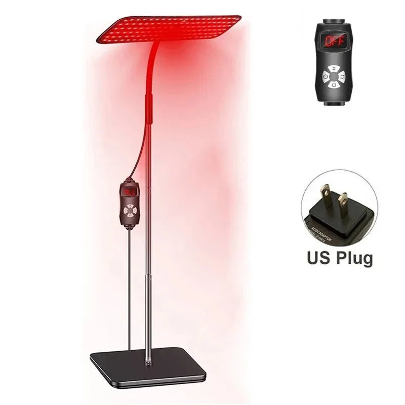 660nm 850nm Near Infrared Light Panel Red Light Lamp With Timer Face and Body Home Use