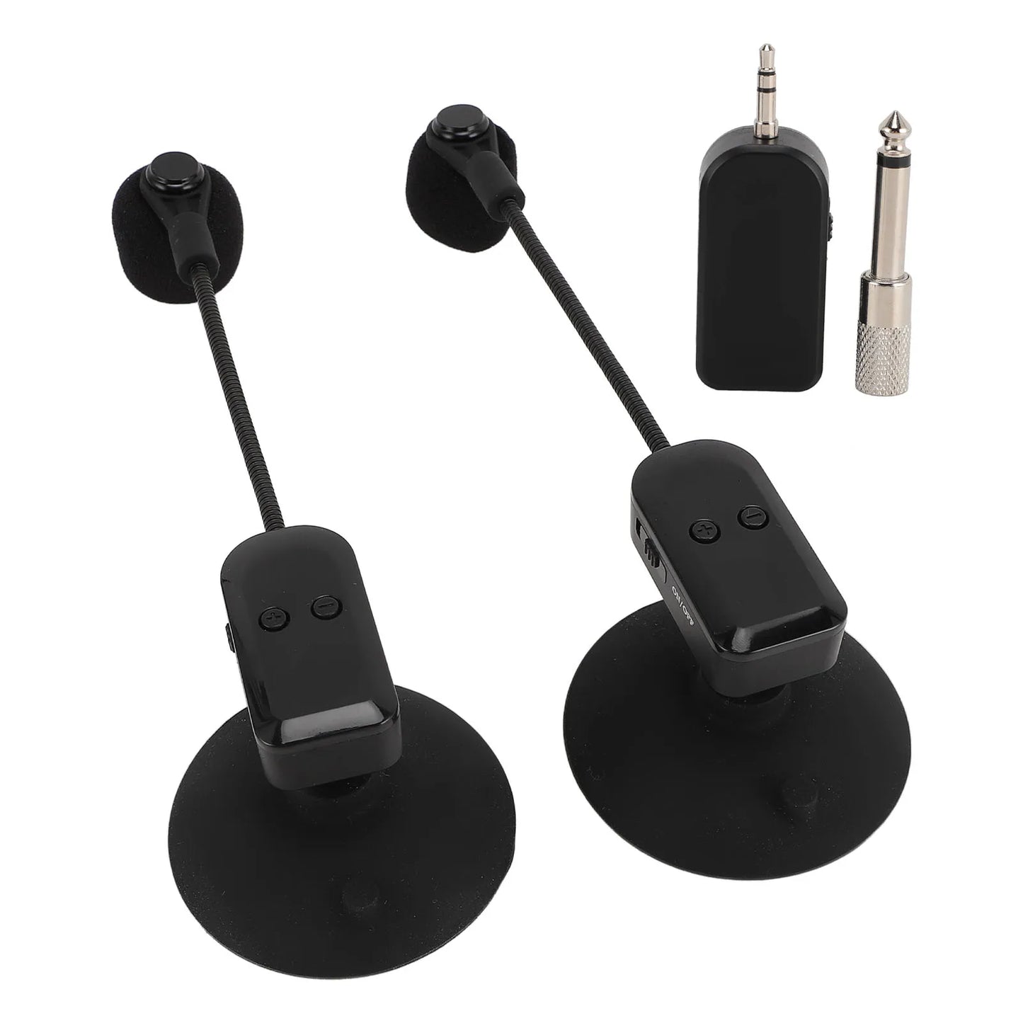 Wireless Instrument Microphone 2.4G Wireless 360° Rotation Guitar, Violin, Accordion, Guzheng Performance Wireless Microphone