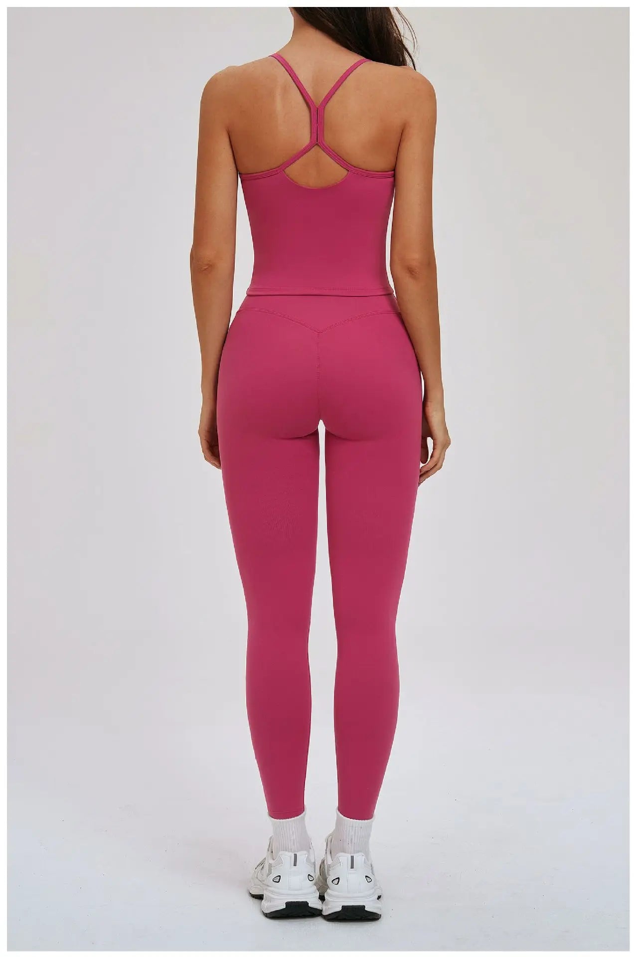 Yoga Set for Women 2026 Beauty Back Tight-Fitting Versatile Yoga Outfit Outdoor Running Sports Set