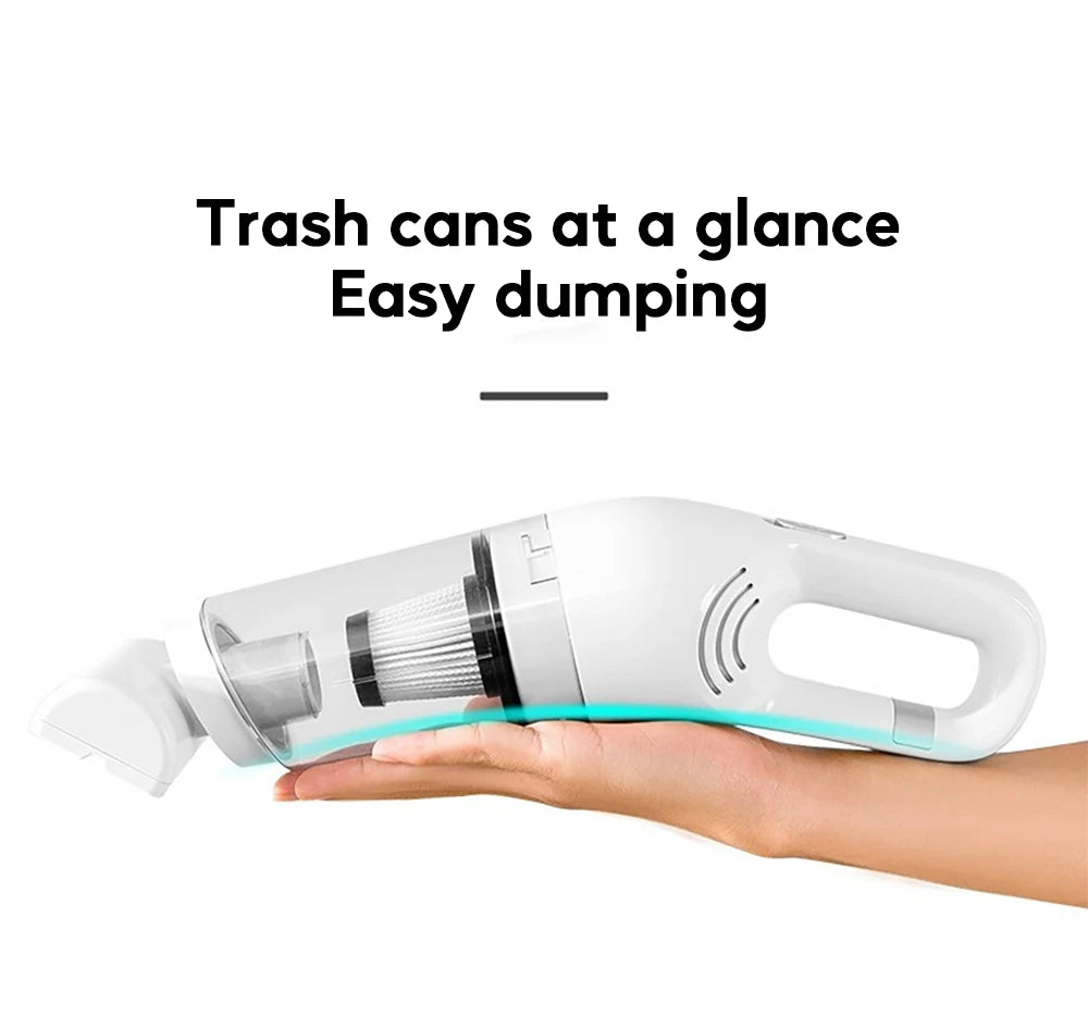 Pet Electric Cleaner Cat Hair Cleaning Vacuum Cordless 12000Pa Suction Portable For Dog Hair Carpet Remove Hand-held Cleaning