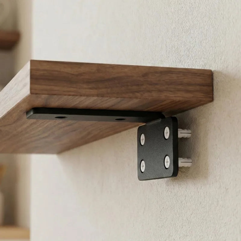L-Shaped Shelf Brackets Wall Mount Heavy Duty Floating Shelves Bookshelf Partition Fixing Heavy Duty Bracket Hardware Support