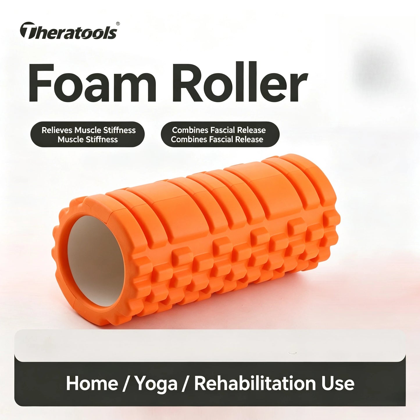 Yoga Column Foam Fitness Pilates Back Muscle Massage Roller Gym Home Myofascial Release The Grid Body Relaxation