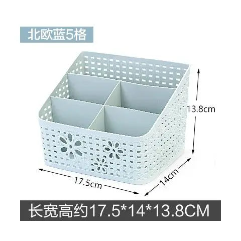 Hot selling Multifuction Home Office Desk Storage Boxes Plastic Organizer decoration basket pencil Phone Holder ZL301-5