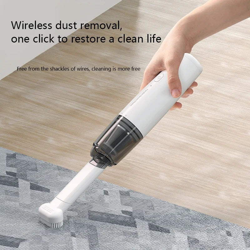 Vacuum Cleaner Mini Car Cleaning Powerful Suction Handheld Car Vacuum Cleaner Rechargeable for Car and Home Auto Vacuum Cleaner