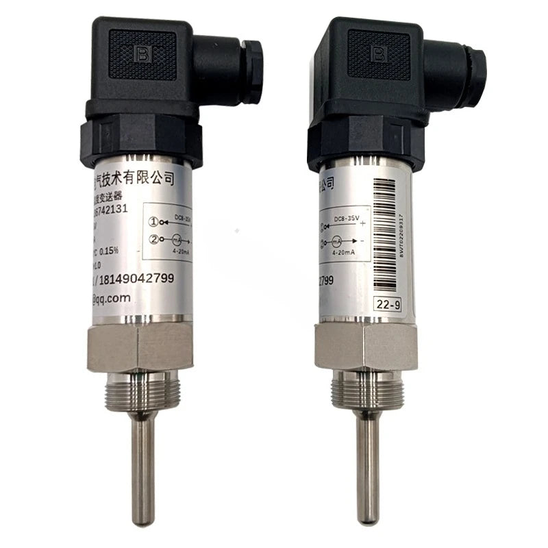 Compact Temperature Sensor 4-20mA Liquid Temperature Measurement Integrated Temperature Transmitter Unit