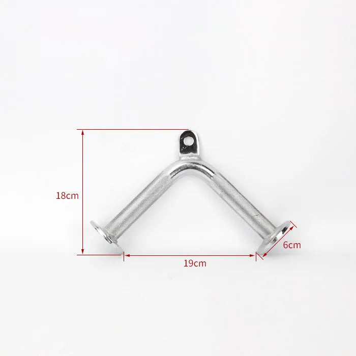 Gym Home Equipment Accessories Lat Pull Down Bar，Chrome-plated Surface Anti-rust High Load-bearing Fitness Tricep Rope Training