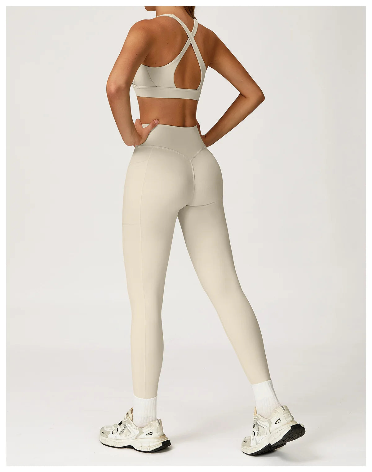 2PCS Yoga Set Gym Clothes Workout Sportswear Yoga Suits Women Tracksuits Fitness Outfits Sports Bra Gym Leggings