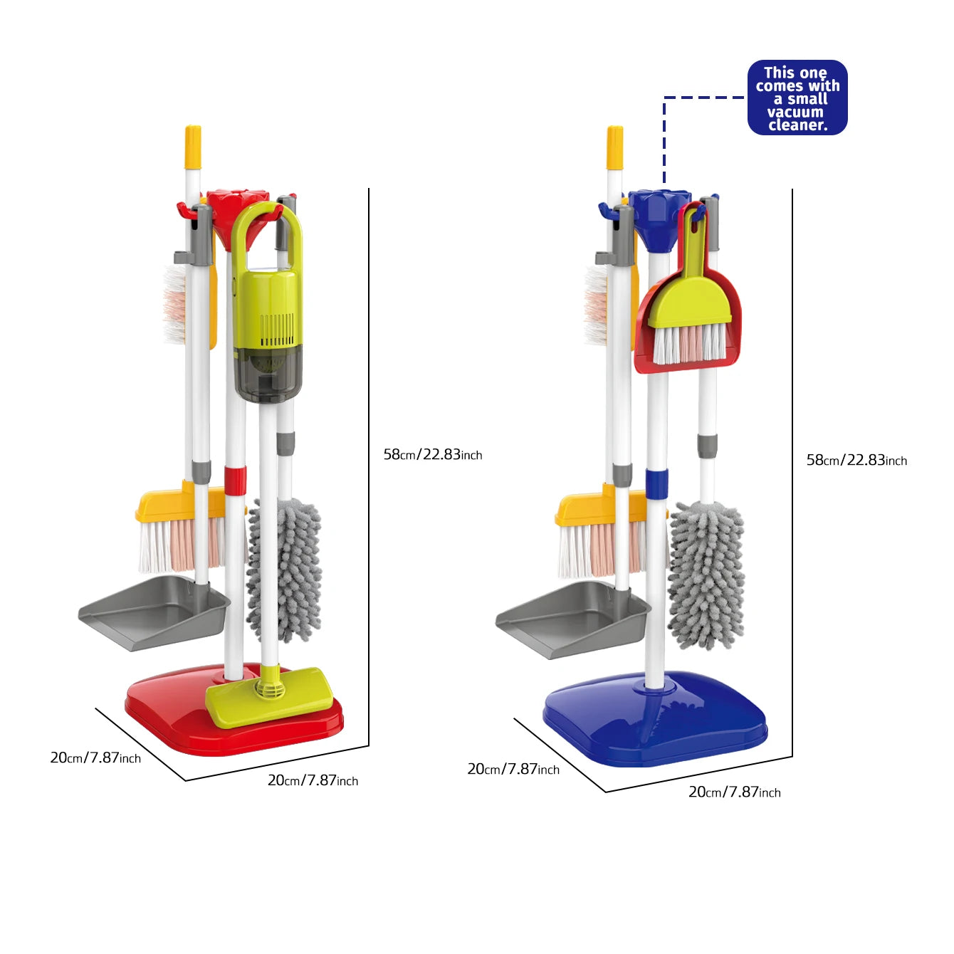 Children's simulation cleaning toys Cleaning vacuum cleaner dustpan tool set