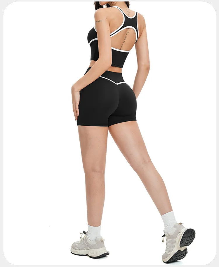 Yoga Set 2 PCS Sports Set Workout Outfits Women's Sportswear Fitness Gym Tracksuit