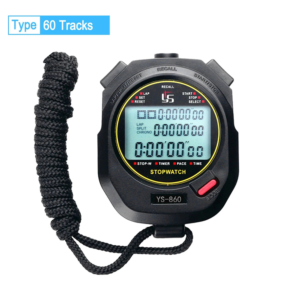 Professional Digital Stopwatch Timer Multifuction Portable Outdoor Sports Running Training Timer Chronograph Stop Watch