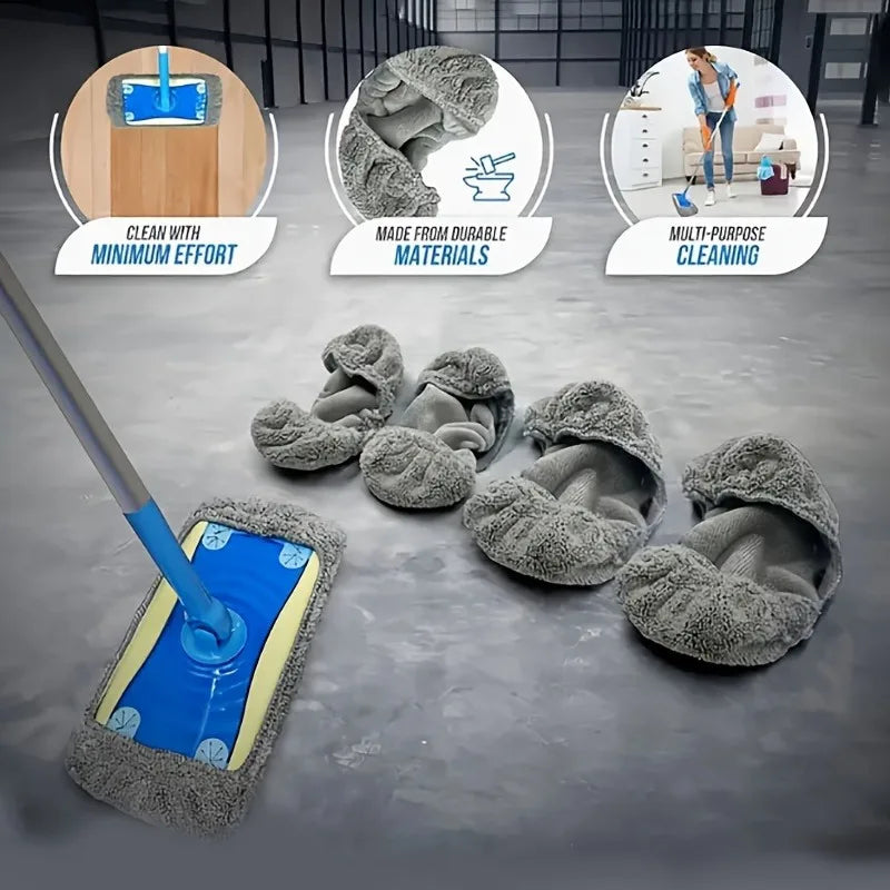 2pcs,Reusable Mop Replacement Pad,Flat Floor Mop Cloth,Washable and Durable Replacement Mop Cloth,High Dirt and Water Absorption