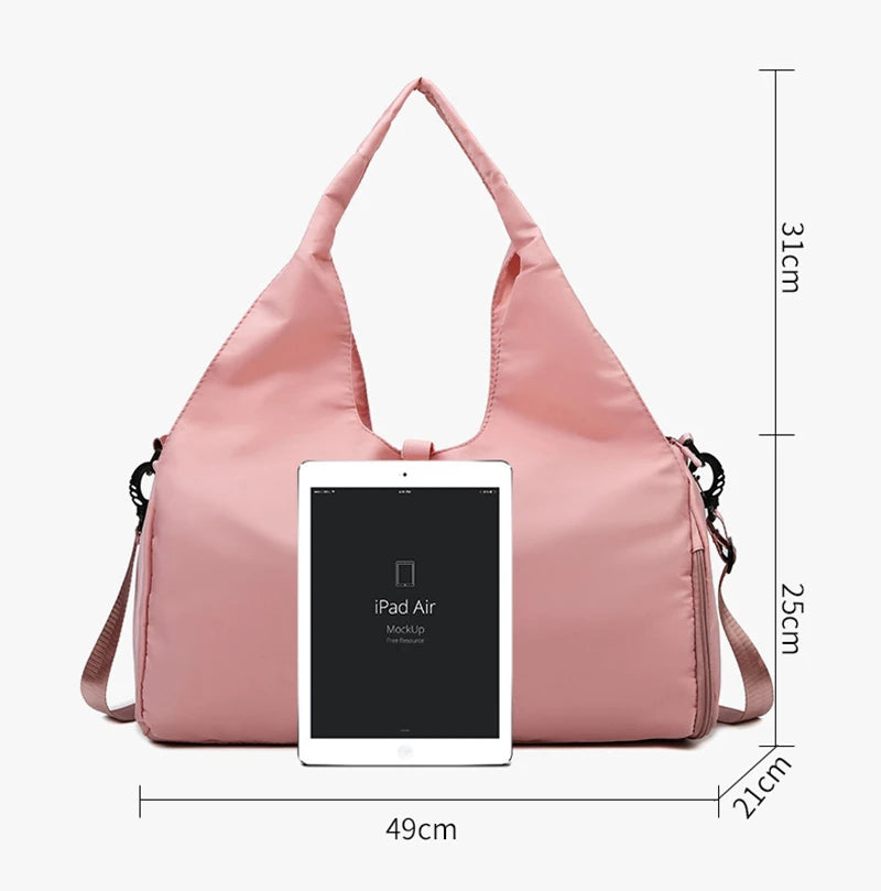 Yoga Mat Bag, Women's Sports and Fitness Bag, Handbag, Luggage Bag, Wear-Resistant, Large Capacity Storage Travel Bag