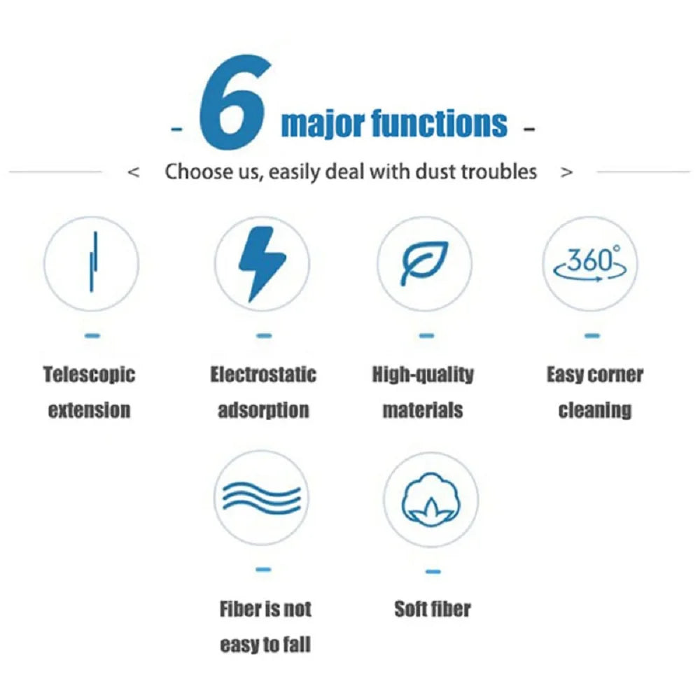 Electric Spin Feather Duste Adjustable Dust Cleaner Household Window Blinds Cleaning Brush Tool Household Helper