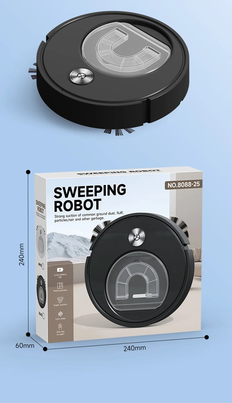 2026 New Intelligent Sweeping Robot Fully Automatic Sweeping Machine 3 In 1 Vacuum