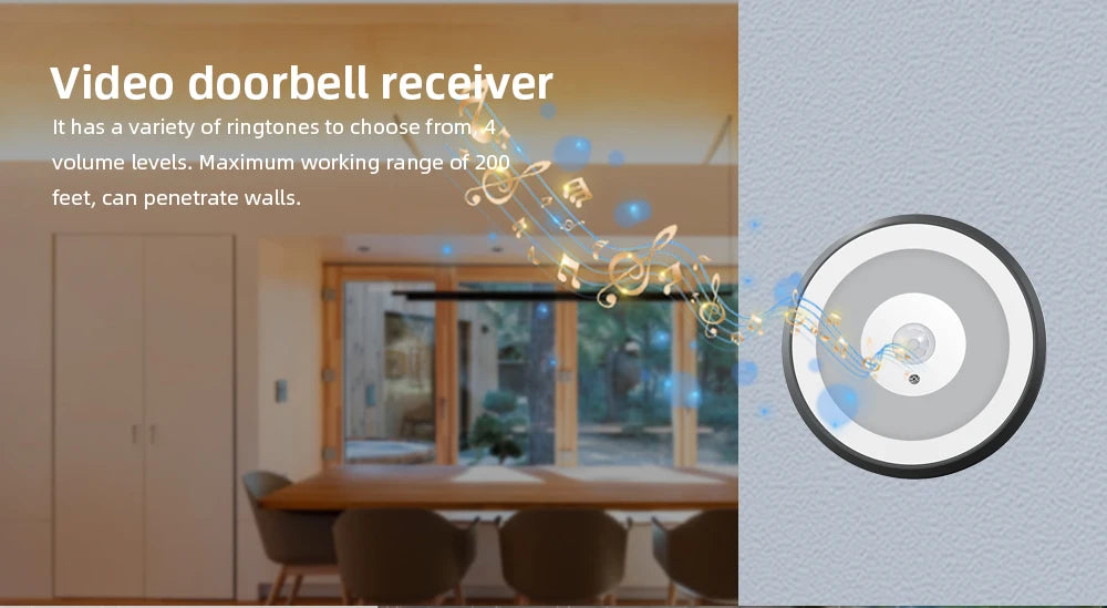 Tuya Video Doorbell WiFi Wireless Door Bell DC AC Battery Powered 1080P 2MP Waterproof